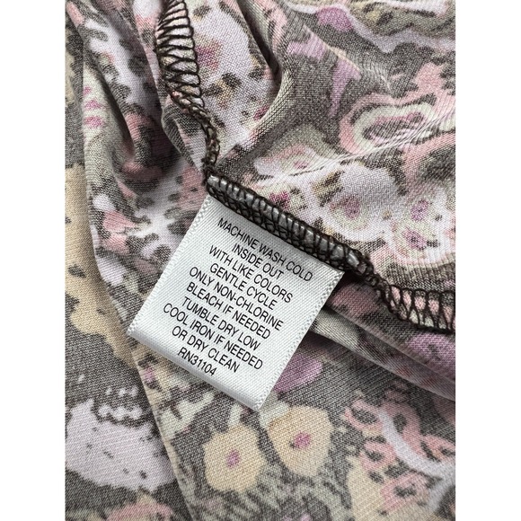 Madison Dress Womens‎ Large Multicolor V-Neck ALine Short Sleeve Polyester Blend - Picture 11 of 11